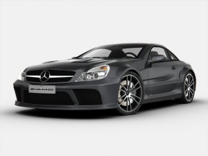 mercedes benz sl65 amg black series 3D Model