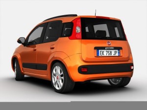 fiat panda 2013 3D Model