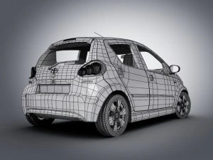 toyota aygo 2013 3D Model
