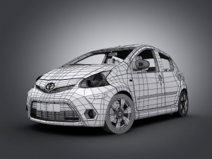 toyota aygo 2013 Model 3D