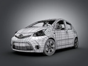 toyota aygo 2013 3D Model
