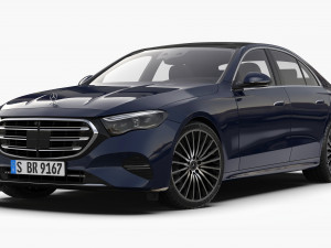 Mercedes Benz E Class 2024 3D Model