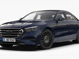 Mercedes Benz E Class 2024 3D Model