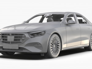 Mercedes Benz E Class 2024 3D Model