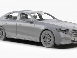 Mercedes Benz E Class 2024 3D Model