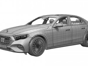 Mercedes Benz E Class 2024 3D Model