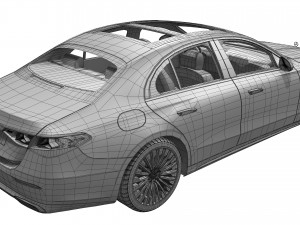 Mercedes Benz E Class 2024 3D Model