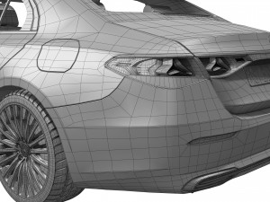 Mercedes Benz E Class 2024 3D Model