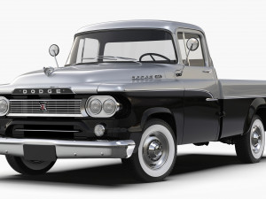 Dodge 100 1960 3D Model
