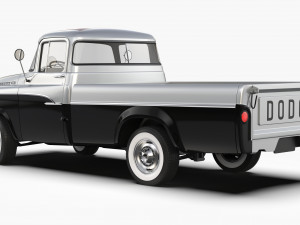 Dodge 100 1960 3D Model