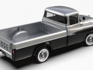 Dodge 100 1960 3D Model