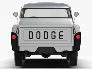 Dodge 100 1960 3D Model