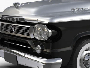 Dodge 100 1960 3D Model