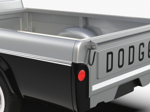 Dodge 100 1960 3D Model