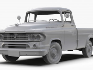 Dodge 100 1960 3D Model
