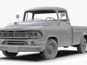 Dodge 100 1960 3D Model
