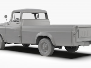 Dodge 100 1960 3D Model