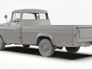 Dodge 100 1960 3D Model