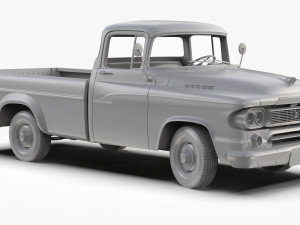 Dodge 100 1960 3D Model