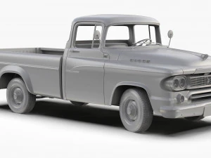 Dodge 100 1960 3D Model