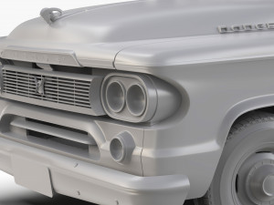 Dodge 100 1960 3D Model