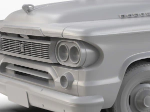 Dodge 100 1960 3D Model