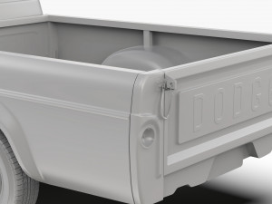 Dodge 100 1960 3D Model