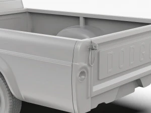 Dodge 100 1960 3D Model