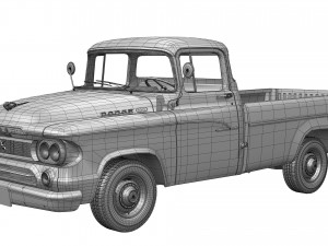 Dodge 100 1960 3D Model