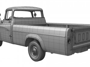 Dodge 100 1960 3D Model