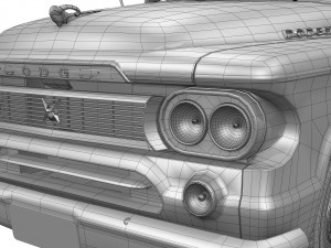 Dodge 100 1960 3D Model
