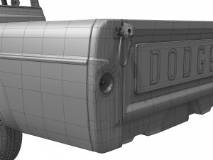 Dodge 100 1960 3D Model
