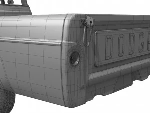Dodge 100 1960 3D Model