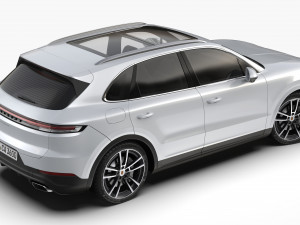 Porsche Cayenne 2024 3D 模型