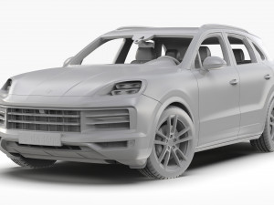 Porsche Cayenne 2024 3D 模型