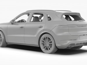 Porsche Cayenne 2024 3D 模型
