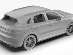 Porsche Cayenne 2024 3D 模型