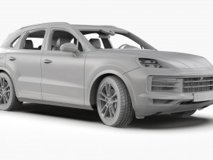 Porsche Cayenne 2024 3D 模型