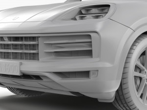 Porsche Cayenne 2024 3D 模型