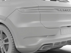 Porsche Cayenne 2024 3D 模型