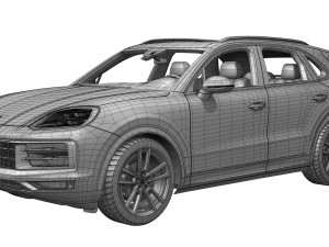 Porsche Cayenne 2024 3D 模型