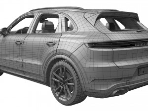 Porsche Cayenne 2024 3D 模型