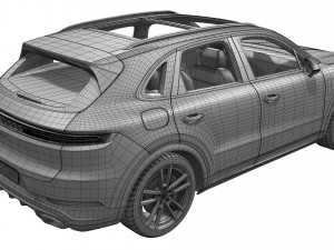 Porsche Cayenne 2024 3D 模型