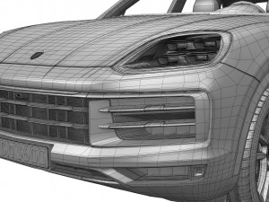 Porsche Cayenne 2024 3D 模型
