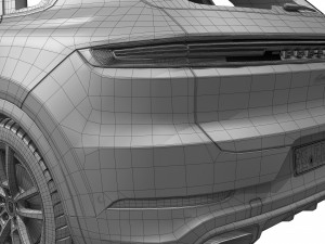 Porsche Cayenne 2024 3D 模型