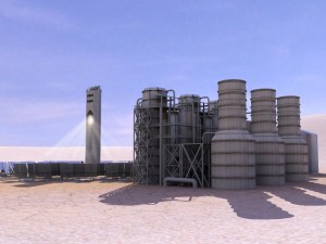 solar power plant Modelo 3D
