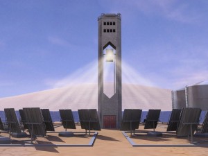 solar power plant Model 3D