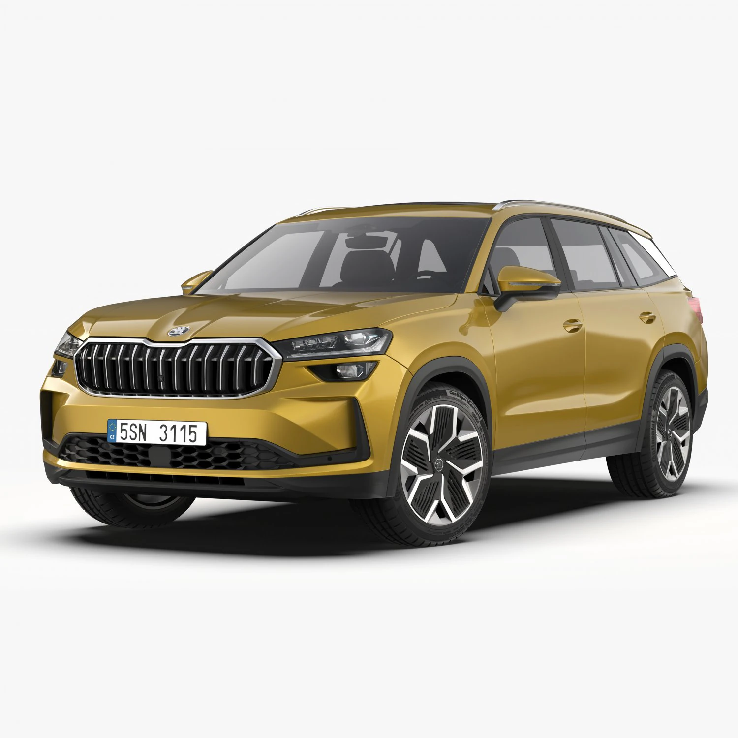 Skoda Kodiaq 2024 3D Model .c4d .max .obj .3ds .fbx .stl .blend 