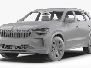 Skoda Kodiaq 2024 3D Model