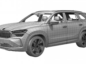 Skoda Kodiaq 2024 3D Модель